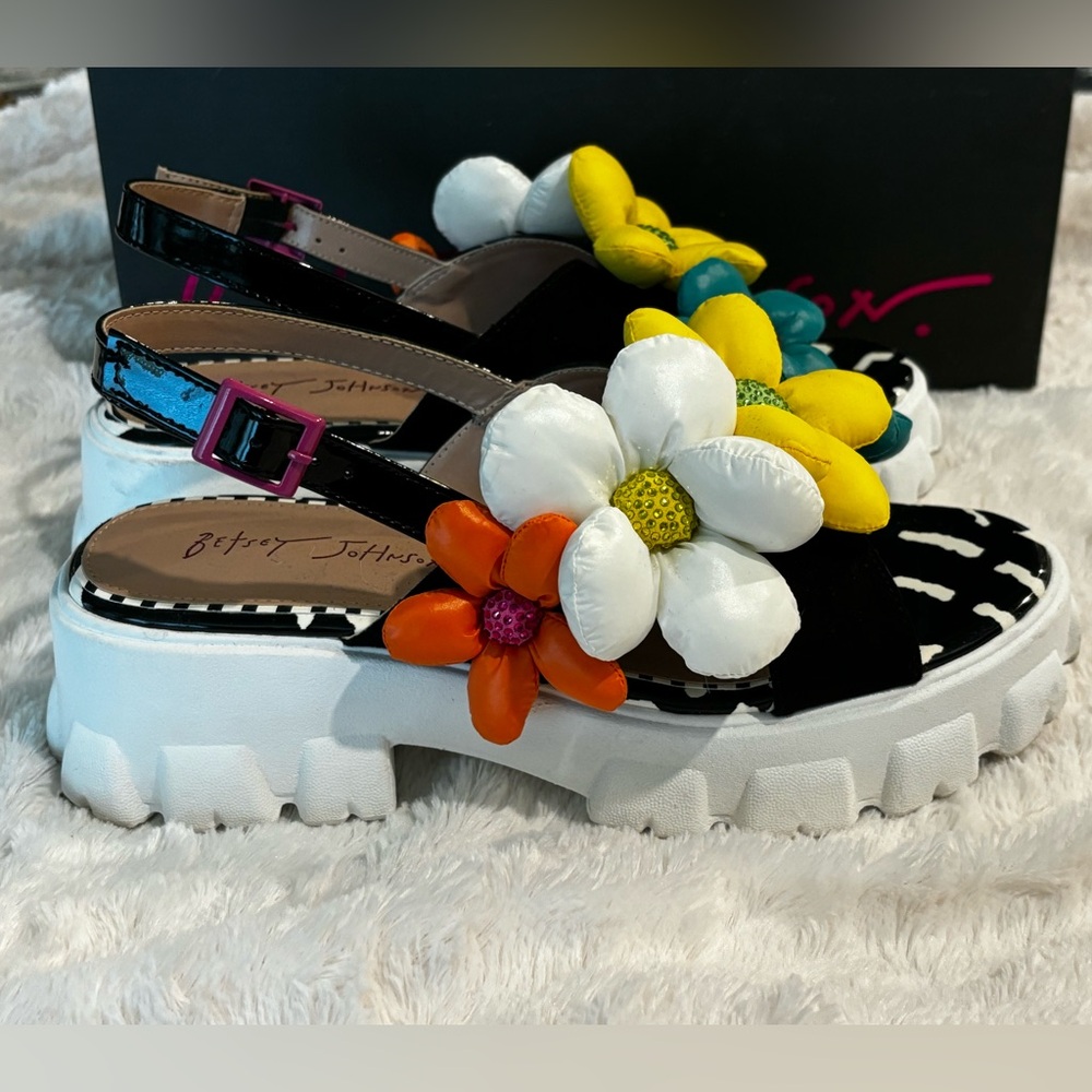Betsey Johnson Sandals Excellent Like NEW Size 7